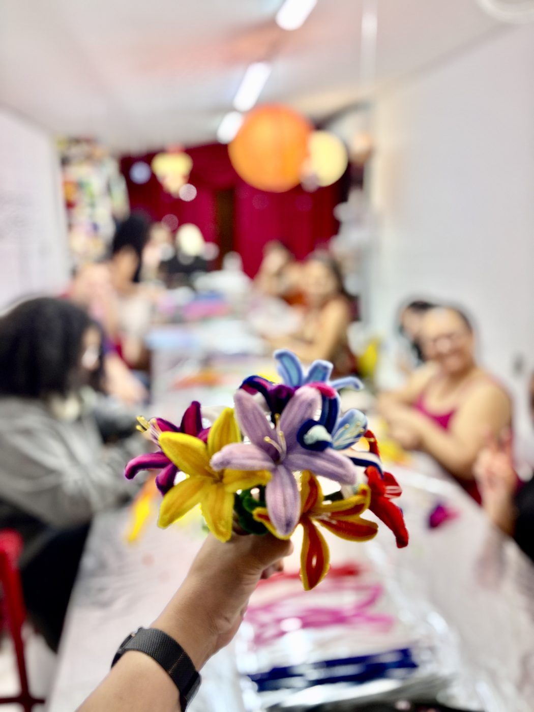 Oficina de Flor de Chenille